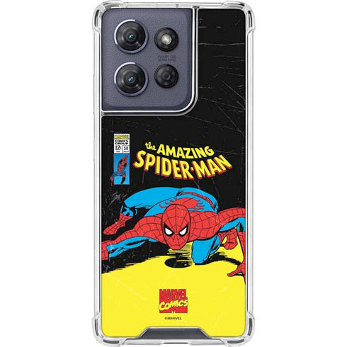 Marvel Classic Comics The Amazing Spider-Man Moto G Play 5G (2025) Clear Case